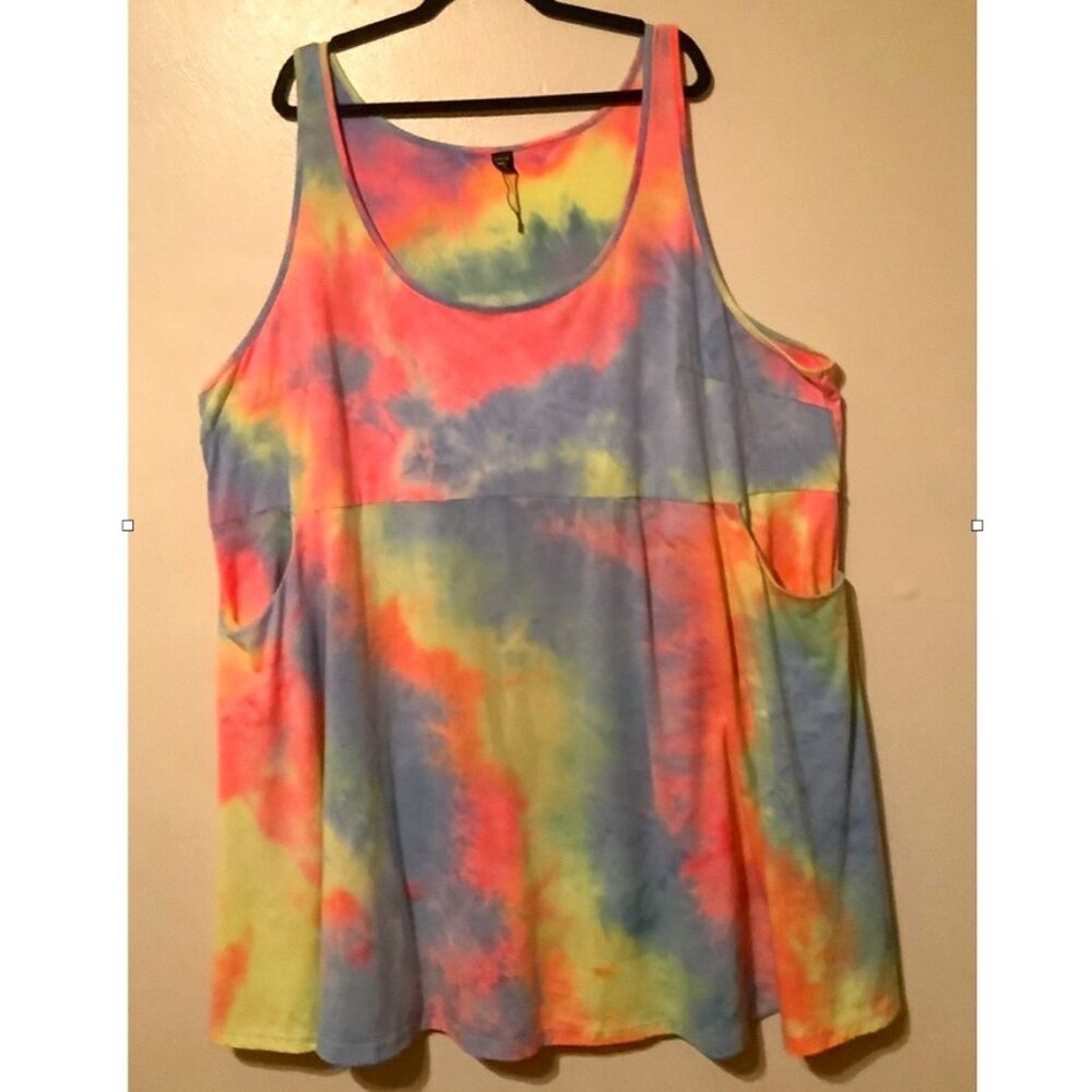 Plus - Shein Tie-Dye tunic